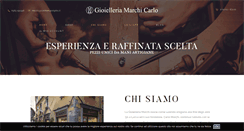 Desktop Screenshot of gioielleriamarchicarlo.it
